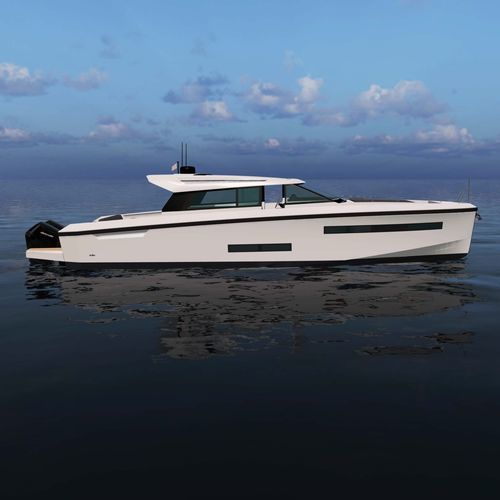 Cabinato entrobordo - 48 coupé - Delta POwerboats - fuoribordo / bimotore / hard-top