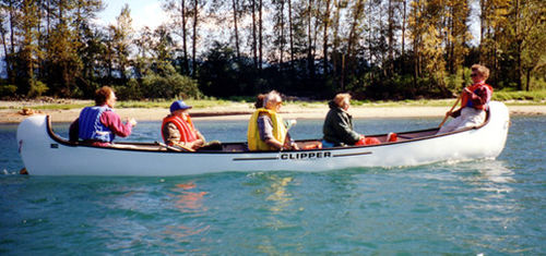 Canoa multiuso - Mariner - Clipper Canoes - 8 posti / in fibra di vetro / in Kevlar®