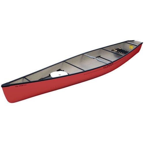 Canoa multiuso - MacKenzie Sport 16’5 - Clipper Canoes - da turismo / monoposto / rossa