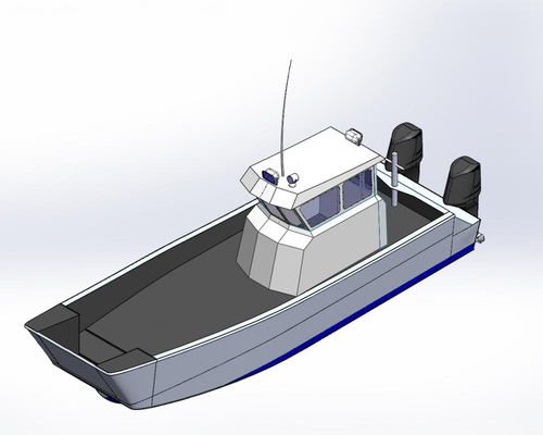 Barca professionale mezzo da sbarco - Work - Rozema Boats Works - fuoribordo / in alluminio