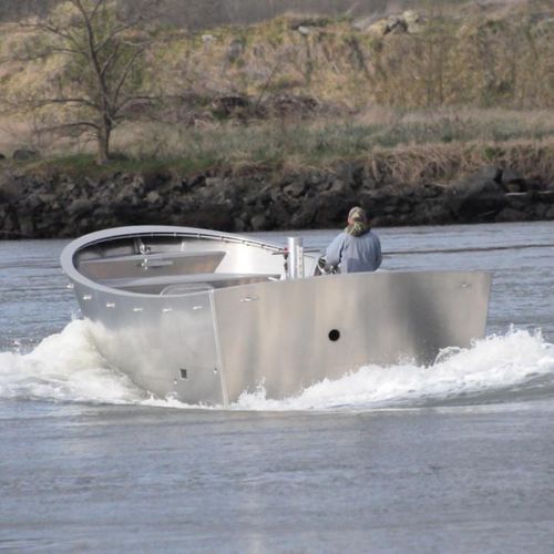 Barca professionale barca da pesca professionale - 20’ Seine Skiff - Rozema Boats Works - entrobordo / in alluminio