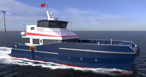 Nave per trasporto equipaggio - IC21118 - Incat Crowther - per parco eolico / catamarano