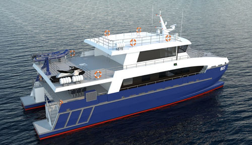 Nave per ricerca oceanografica catamarano - IC20007 - Incat Crowther - in alluminio