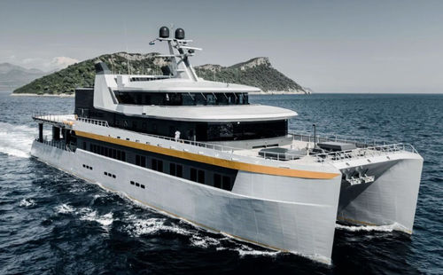 Nave di sostegno per yacht - Nebula - Incat Crowther - in alluminio