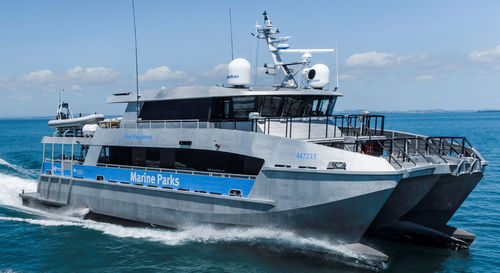 Barca professionale patrol boat - Reef Resilience - Incat Crowther - catamarano / entrobordo / in alluminio