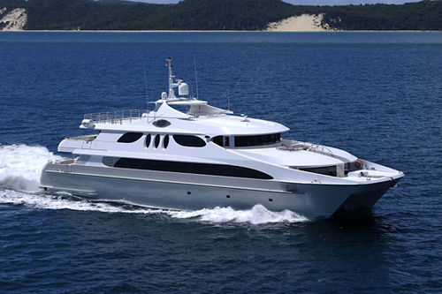Motor-yacht catamarano - Seafaris - Incat Crowther - da charter / con cabina di pilotaggio / dislocante