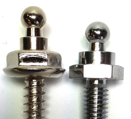 Fermaglio per barca - LOXX® screws with heightened head - Schaeffertec GmbH - per fodera / maschio / in metallo