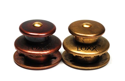 Fermaglio per barca - LOXX® XL Antique brass and copper - Schaeffertec GmbH - per fodera / femmina / in metallo