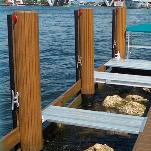 Galloccia d'ormeggio per pontile - S - Old Saltz - per barca / doppia / in lega d'alluminio