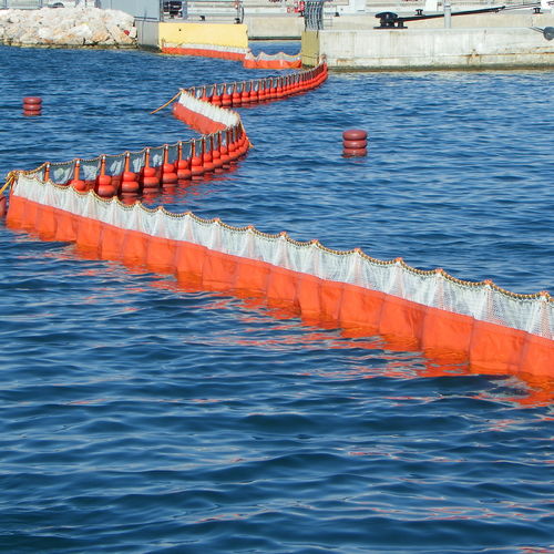 Barriera antinquinamento - Okean-NetBoom - Okeanis - Floating Booms & Barriers - galleggiante / permanente / per acque calme