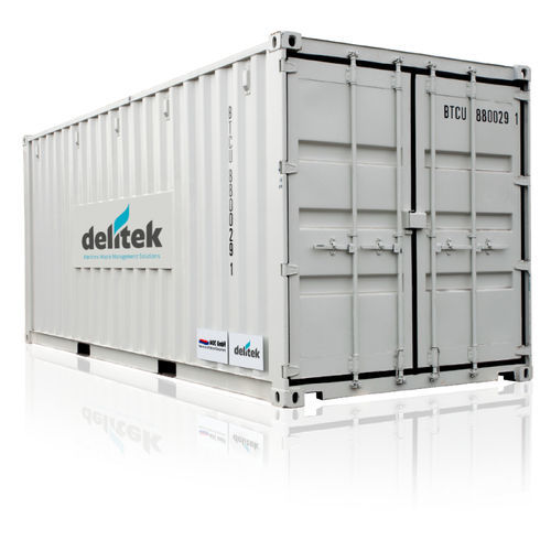 Centrale di trattamento in container - CWS - DELITEK - dei rifiuti / per nave