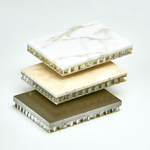 Pannello sandwich per pavimento interno - Alustep serie - Cel Components s.r.l.  - fibra di vetro / per posa di pietra naturale