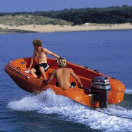 Barca professionale barca di salvataggio - NEW MATIC 370 - RIGIFLEX SAS - barca da lavoro / fuoribordo