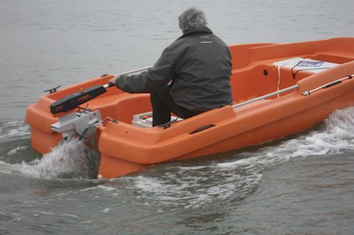 Barca professionale barca di salvataggio - NEW MATIC 360 - RIGIFLEX SAS - barca da lavoro / fuoribordo