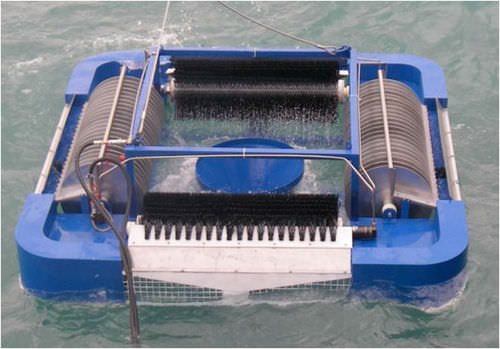 Skimmer per idrocarburi multi-spazzola - 250 M3/H - EMPTEEZY