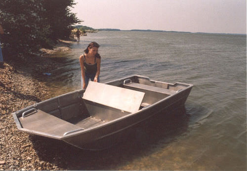 Lancia fuoribordo - AktuAl 34 - MANDL - Living on Water, Ltd. - da pesca sportiva / in alluminio / max. 4 persone