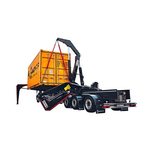 Carrello con caricamento laterale - 110 S - Hammar - portacontainer / per terminale portuario / a 3 assi