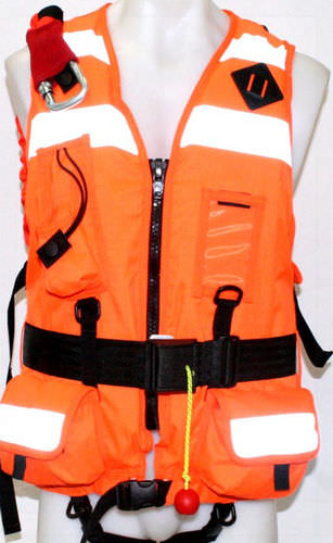 Giubbotto di salvataggio in espanso - SOS-9929-5 - SOS Marine   - unisex / con imbracatura di sicurezza / ad uso professionale