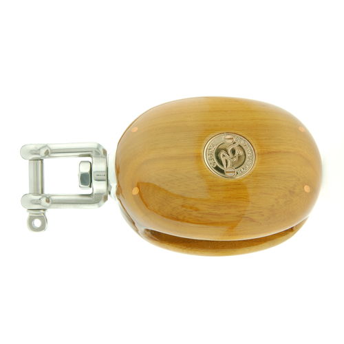 Bozzello singolo - Ording Blockmakers - girevole / con moschettone / in legno