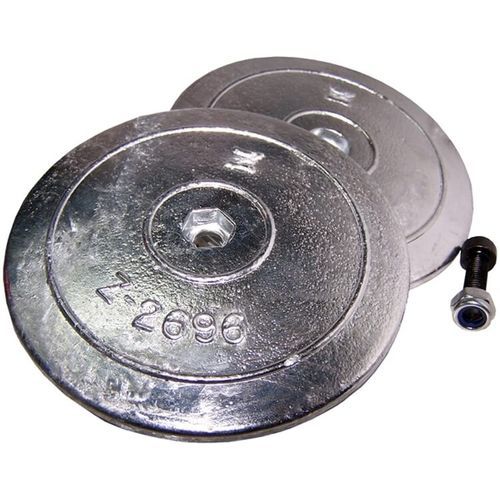 Anodo sacrificale per barca - Z-2696 - Zineti SAU - Cathodic Protection - in zinco / per flap / per timone