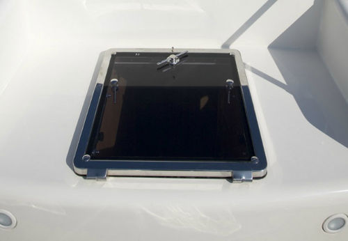 Passauomo quadrato - Tecnoinox   - per yacht / a tenuta d'acqua / apribile