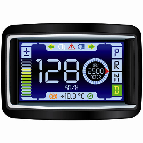 Display per barca - OPUS A3 ECO FULL - MOTRONICA  - multifunzione / LCD / digitale