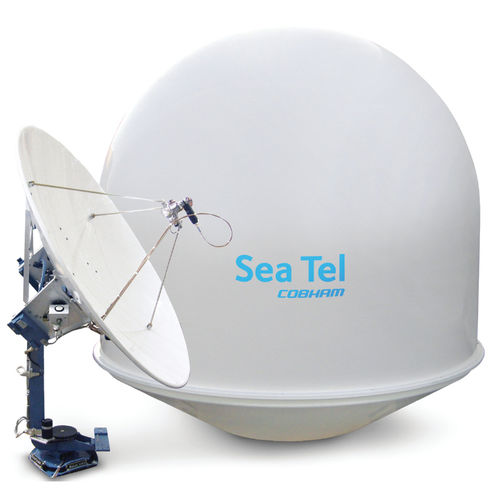 Antenna TV - Sea Tel 6004 - Cobham - satellite / Ku-band / per barca