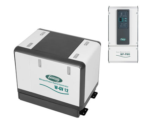 Gruppo elettrogeno diesel - W-GV 12 MOBILE - WhisperPower - per barca / insonorizzato / con alternatore