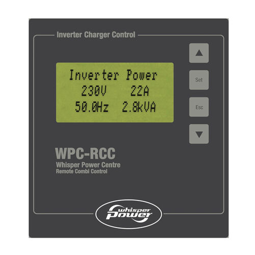 Quadro di comando per barca - WPC-RCC - WhisperPower - per regolatore di carica solare