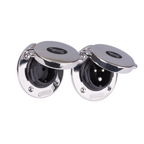 Presa elettrica per pontile - 50214 series - WhisperPower - femmina / maschio