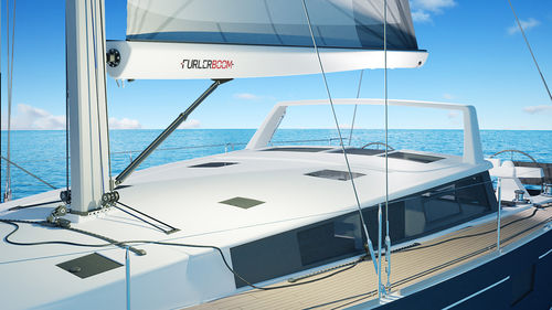 Boma per barca a vela - Furlerboom  - a V / avvolgitore / in carbonio