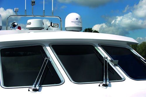 Finestra fissa - SLIM LINE - Gebo Marine Glazing B.V. - per yacht / rettangolare