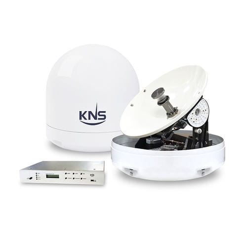 Antenna satellite - SUPERTRACK K5 - KNS   - Ku-band / per barca / per nave