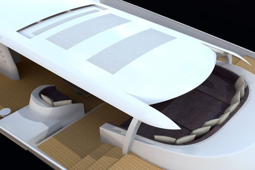 Cagnaro parasole per yacht - Retractable Roof - Sol-Mates