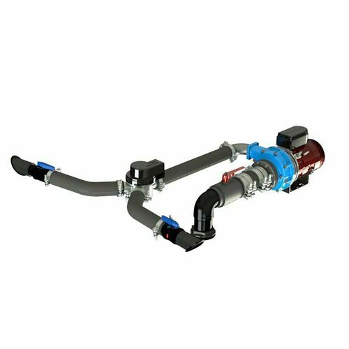 Propulsore di prua - WS-JTSH-90-24/48V - Jet Thruster - di poppa / da incasso / per barca