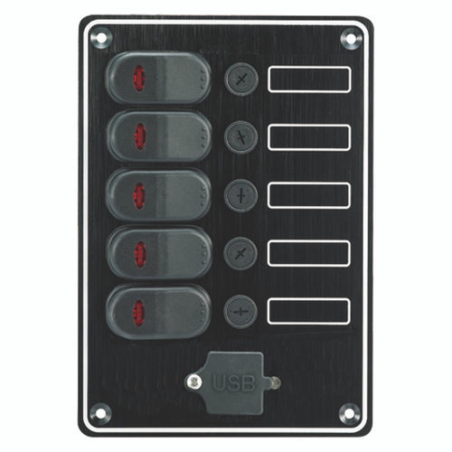 Quadro elettrico per barca - 10067-USB - AAA WORLD-WIDE ENTERPRISES LTD. - di corrente / a tenuta stagna / con porta USB