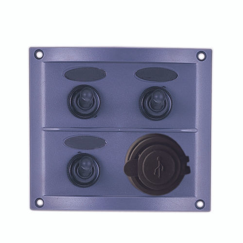 Quadro elettrico per barca - 10140-U2C - AAA WORLD-WIDE ENTERPRISES LTD. - a tenuta stagna / con porta USB