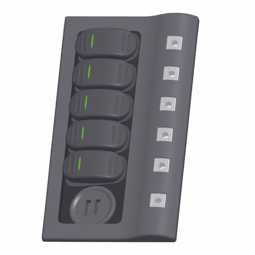 Quadro elettrico per barca - 10325-U2C - AAA WORLD-WIDE ENTERPRISES LTD. - a tenuta stagna / con porta USB