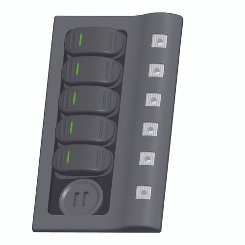 Quadro elettrico per barca - 10325-UAC - AAA WORLD-WIDE ENTERPRISES LTD. - a tenuta stagna / con porta USB