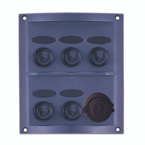 Quadro elettrico per barca - 10160-BKUAC - AAA WORLD-WIDE ENTERPRISES LTD. - a tenuta stagna / con porta USB