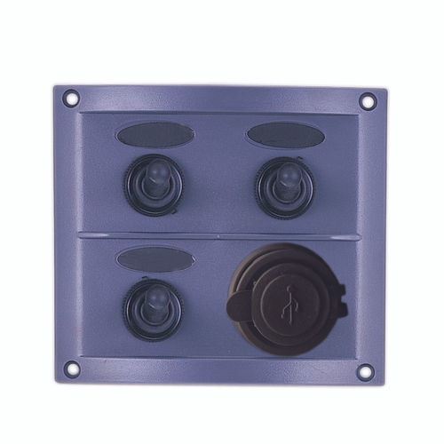 Quadro elettrico per barca - 10140-UAC - AAA WORLD-WIDE ENTERPRISES LTD. - a tenuta stagna / con porta USB