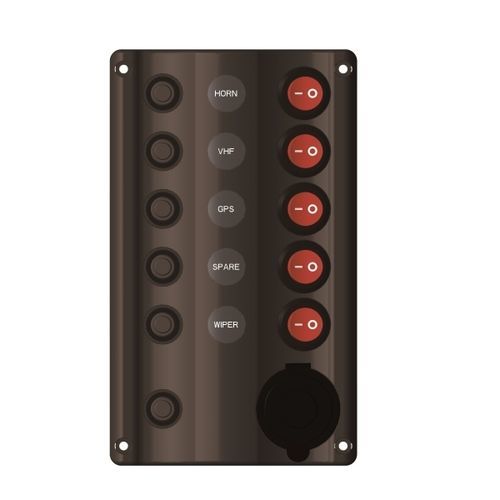 Quadro elettrico per barca - 10226-BK - AAA WORLD-WIDE ENTERPRISES LTD. - di corrente