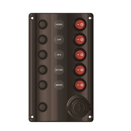 Quadro elettrico per barca - 10226-BKU - AAA WORLD-WIDE ENTERPRISES LTD. - con porta USB