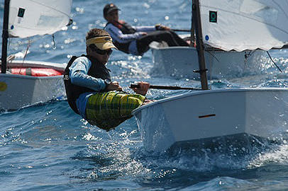 Deriva singola - AB RE - ASTRO Barcelona Racing Equipment, SL - per bambini / da regata / Optimist