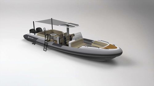 Gommone fuoribordo - 10.7M - Xtenders - bimotore / semirigido / con console centrale