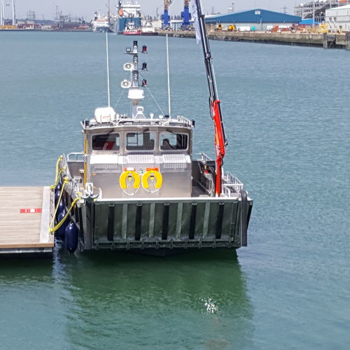 Barca professionale mezzo da sbarco - ST 12 XL - MS Boat - fuoribordo / in alluminio