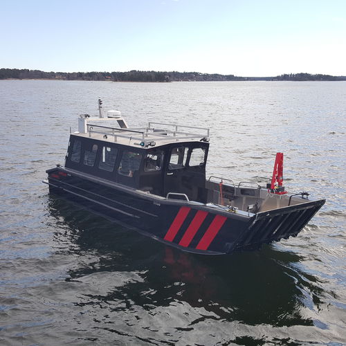 Barca professionale barca da lavoro - C950WT - MS Boat - fuoribordo / in alluminio