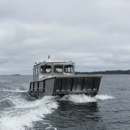 Barca professionale mezzo da sbarco - CAT850WT - MS Boat - catamarano / fuoribordo / in alluminio