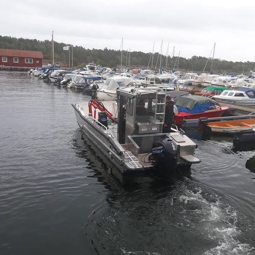 Barca professionale mezzo da sbarco - S690WT - MS Boat - fuoribordo / in alluminio