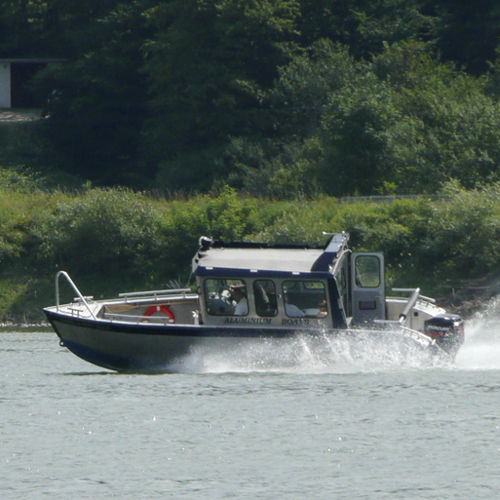 Barca professionale barca utilitaria - C 750 - MS Boat - barca da pesca professionale / fuoribordo / in alluminio